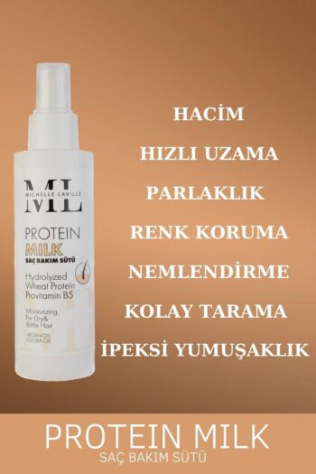 Michelle Laville Güçlendirici, Onarıcı Ve Besleyici Protein Saç Bakım Sütü 150ml - Buğday Proteini, Provitamin B5