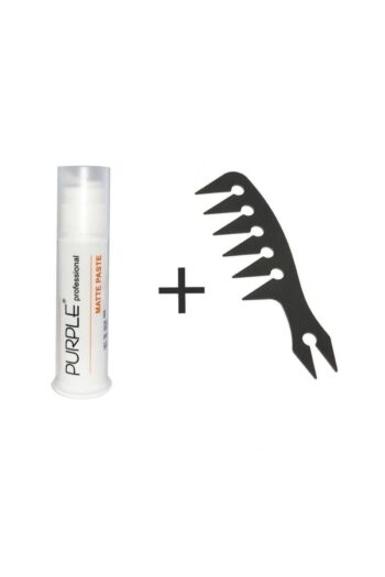 Purple Professional Wax Mat 100 Ml + Şekil Tarağı Set