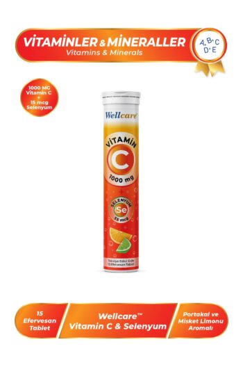 Wellcare Vitamin C & Selenyum 55 Mcg - 15 Efervesan Tablet
