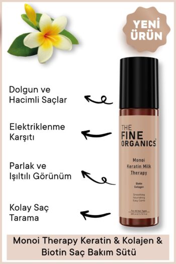 THE FINE ORGANICS Monoi Therapy Keratin & Kolajen & Biotin Saç Bakım Sütü 200ml