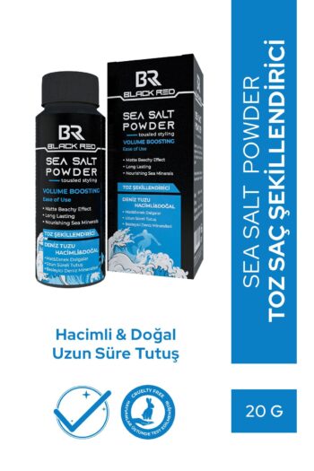 Black Red BR Deniz Tuzu Toz Wax - Sea Salt Powder Orta Tutuşlu Hacimlendirir Anti Uv Saç Şekillendirici
