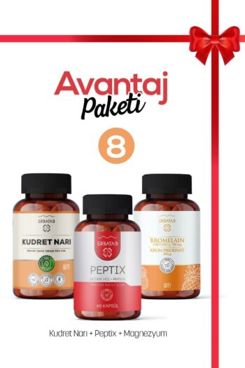 Erbatab Avantaj Paketi 8 (Kudretnarı, Peptix, Bromelain)