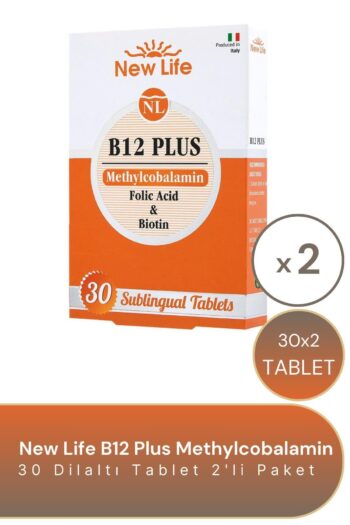 New Life Metilkobalamin B12 Plus 1000 Mcg 30 Dilaltı Tablet - 2 Adet