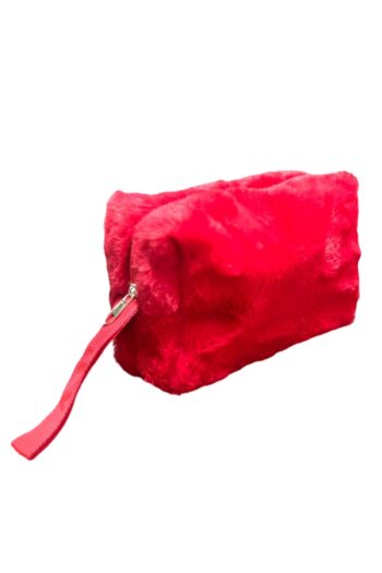 NS reliable NS Chicclutch Günlük Makyaj Çantası - Şık Ve Kompakt Tasarım-16x10x6,50 cm-Kırmızı