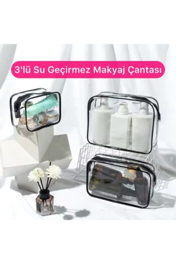Lazım Shop 3 Adet Su Geçirmez Makyaj Çantası