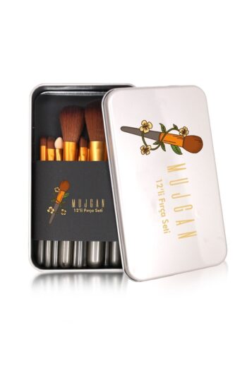 MUJGAN 12'li Metal Kutulu Makyaj Fırça Seti