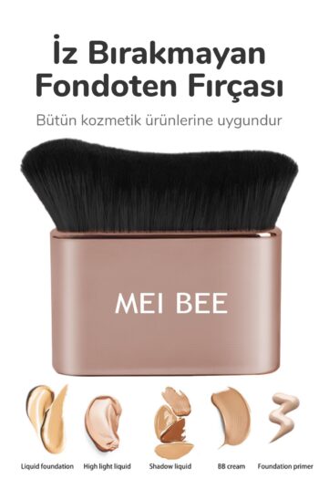 Genel Markalar Bee Vegan Yüz Ve Vücut Fondöten Fırçası Bronzlaşma Fondoten fırçası Face and Body Makeup Brush