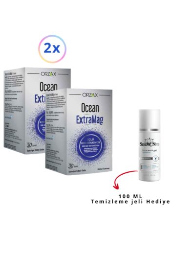 Ocean ExtraMag Triple Magnesium Combination 30 Tablets (X2) & facial cleansing gel 100 ml (X1)