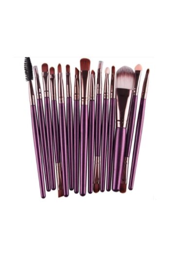 Roesıa Rose Cosmetics Mor Makyaj Fırçası Seti 20'li