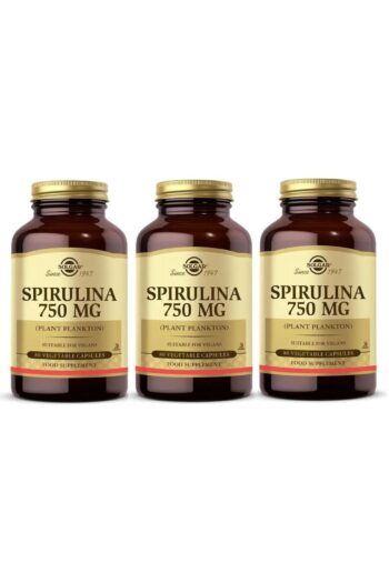 Solgar Spirulina 750 Mg 80 Kapsül 3 Adet