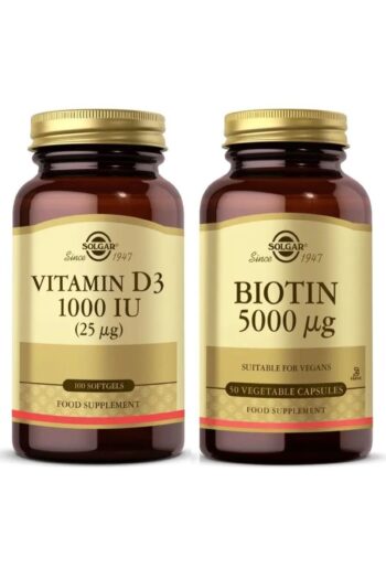 Solgar Biotin 5000 Mcg 50 Kapsül + Vitamin D3