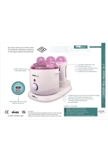 CHARMVIT PROFESSIONAL Cm009 3 1 Ağda Makinesi - Ayrılabilir Kazanlı