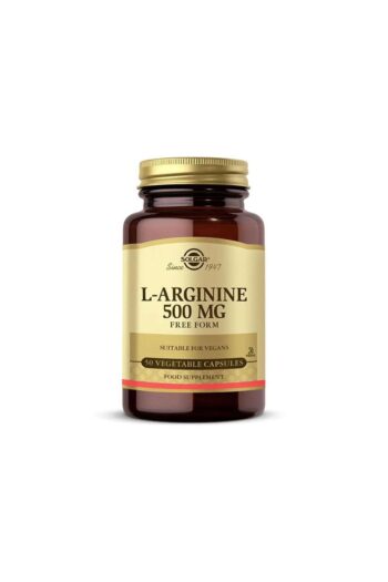 Solgar L-Arginine 500 mg 50 KapsülL-Arjinin Amino Asidini İçeren + 100ml yüz temizleme jeli hediye