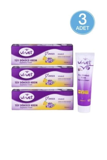 Vi vet Ağda Tüy Dökücü Krem 100ml X 3 Adet