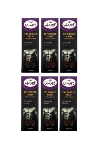 Vi vet Vivet For Men Erkek Tüy Dökücü Krem 125 ml X 6 Adet