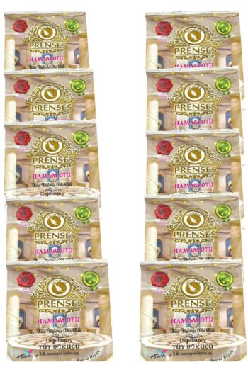 PRENSES Gül Kokulu Tüy Dökücü Hamamotu Tozu 200 Gr. 10'lu Ekonomik Paket