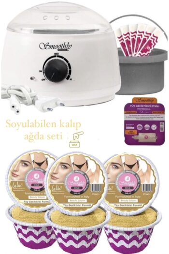 Smoothly Gold Soyulabilen Mini Kalıp (penta) Ağda 750gr, Ağda Makinesi, Seti