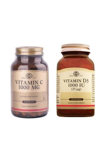 Solgar Vitamin C 1000 Mg 90 Tablet+ Vitamin D3 1000 Iu 100 Tablet