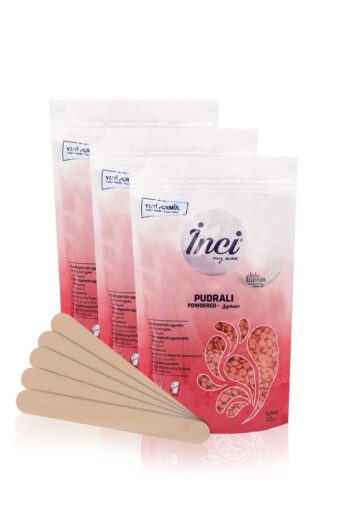 İnci Ağda 3 Kutu Pudralı Özel Bölgeler İçin Ağda + 5 Adet Spatula
