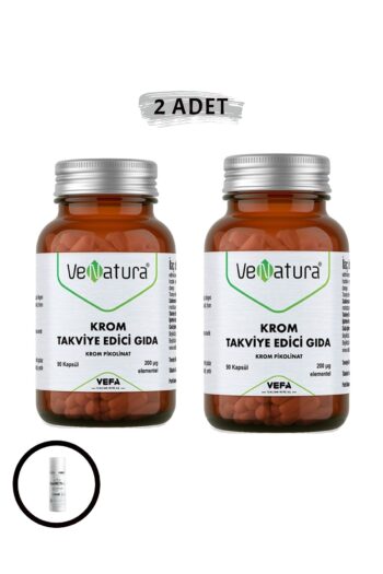 Venatura Krom Takviye Edici Gıda 90 Kapsül '2 ADET' ve ' 1 adet 1x100ml Yüz Temizleme Jeli /set1200-