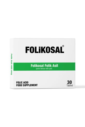 Folikosal Folic Acid 400 mcg 30 Tablet Folik Asit