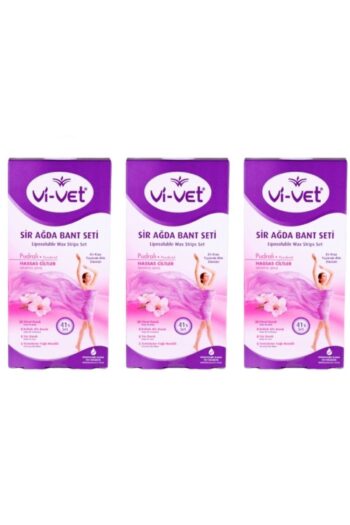 Vi vet Vivet Sir Ağda Bant Seti 41'li Pudralı X 3 Adet Liposoluble Wax Strips Set Powdered X 3 Pieces