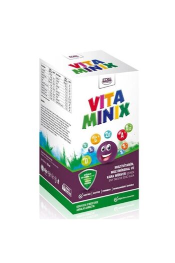 EDİS PHARMA Vitaminix Multivitamin Multimineral Ve Kara Mürver Şurubu 150 ml