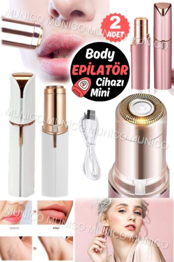 Munico 2 Adet Bikini Vücut Yüz Boyun Bacak Epilasyon Aracı Finishing Touch Kusursuz Yüz Kadın
