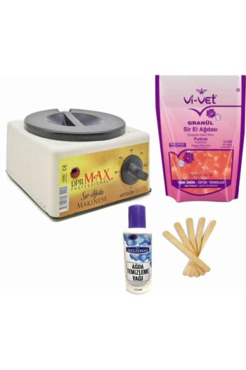 Vi vet Ağda Makinesi 800ml+250ml Pudralı Soyulan Boncuk Ağda Seti