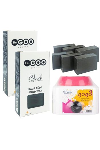 Dr. Goo Beauty 2'li Kalıp Ağda Black 540g Ve Ağda Isıtıcı Kazan