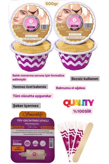 Smoothly 4 Parça Gold Boncuk ( Penta ) Ağda Soyulabilen Yüz Ağdası