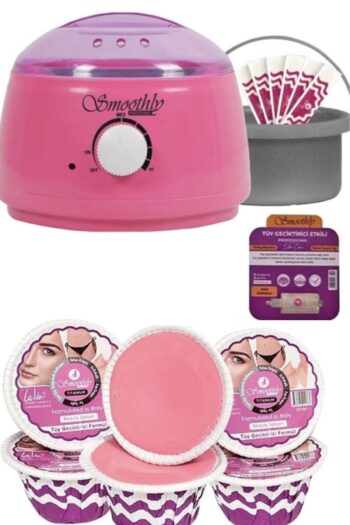 Smoothly Premium Kalıp Soyulabilen Boncuk ( Penta ) Ağda 750 gr Pudralı, Ağda Isıtıcı Makine, Set