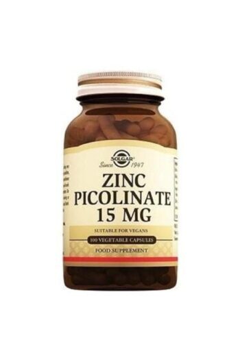 Solgar Zinc Picolinate 15 Mg 100 Bitkisel Kapsül