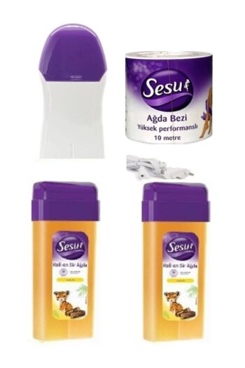 Sesu Roll-on Kartuş Ağda Pudralı(normal Cilt)2 Adet Ağda Makinesi Isıtıcısı Ağda Bezi Mcr18