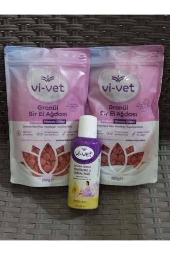 Vi vet Sir El Ağdası Granür Pudralı 250 gr x2 + 125 ml Temizleme ve masaj Yağı Arnika