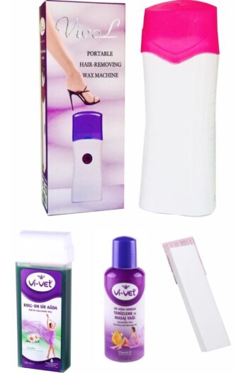 Vivol Kartuş Ağda Makinesi+vivet Azulen Rollon Ağda 100ml Set