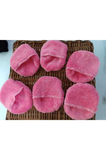 MEŞELİ TEKSTİL 6 Adet PEMBE Yıkanabilir Yeniden Kullanılabilir Makyaj Yüz Cilt Temizleme pedi cepli