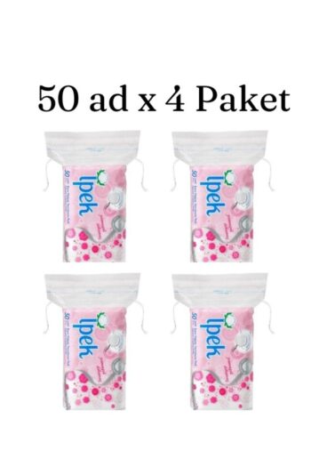 İpek Kare Makyaj Temizleme Pamuğu 50'li 4 Paket