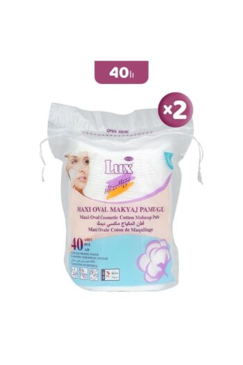 LUX Disk Oval Makyaj Pamuğu 40' lı X 2