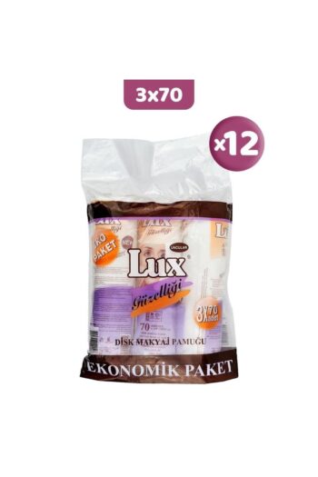 LUX Disk Makyaj Pamuğu 3x70'li (eko Paket) X 12