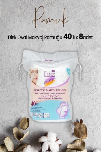 LUX Disk Oval Makyaj Pamuğu 40' lı x 8 Adet