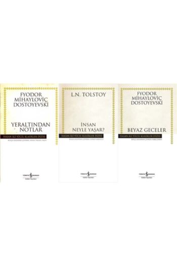 Türkiye İş Bankası Kültür Yayınları En Çok Okunan Dostoyevski-tolstoy 3 Kitap Set Yeraltından Notlar-insan Ne Ile Yaşar?-beyaz Geceler