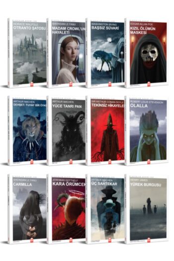 Kızıl Panda Yayınevi Korku Klasikleri Seti - 1 (12 Kitap)