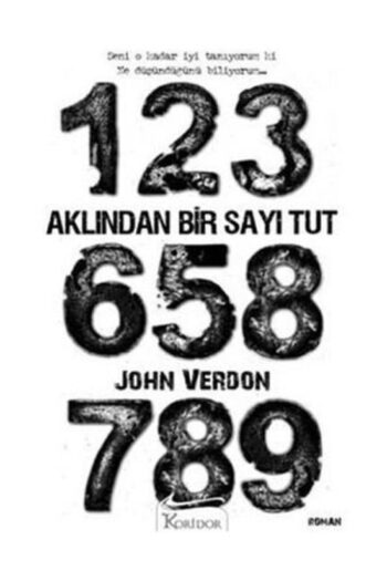 Koridor Yayıncılık John Verdon John Verdon - Aklından Bir Sayı Tut - John Verdon
