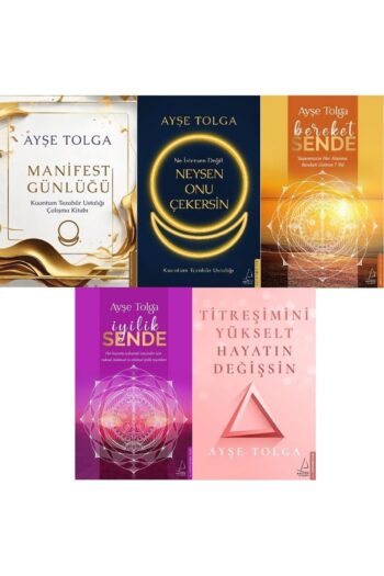 Destek Yayınları Ayşe Tolga 5 Kitap Set /Manifest Günüğü+Neysen Onu Çekersin+Bereket Sende+İyilik Sende+Titreşimini..