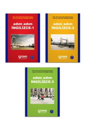 Fono Yayınları Adım Adım Ingilizce 3'lü Kitap Seti (SESLENDİRMELİ)