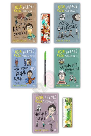 Carpe Diem Kitap Uçuk Ailemle Kaçık Maceralar 5'li Set