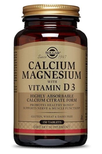 Solgar Calcium Magnesium Plus Zinc 150 Tablet 2 Adet