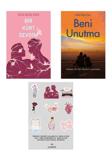 Müptela Yayınları Bir Kürt Sevdim+Beni Unutma+ Sticker Hediyeli(Dilek Bilgiç Esen)