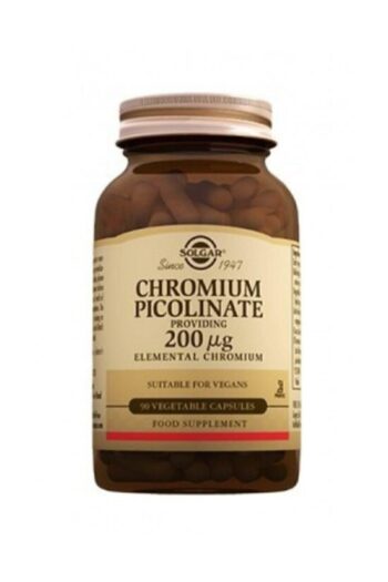 Solgar Chromium Picolinate 200 Mcg 90 Kapsül -alliavital.com
